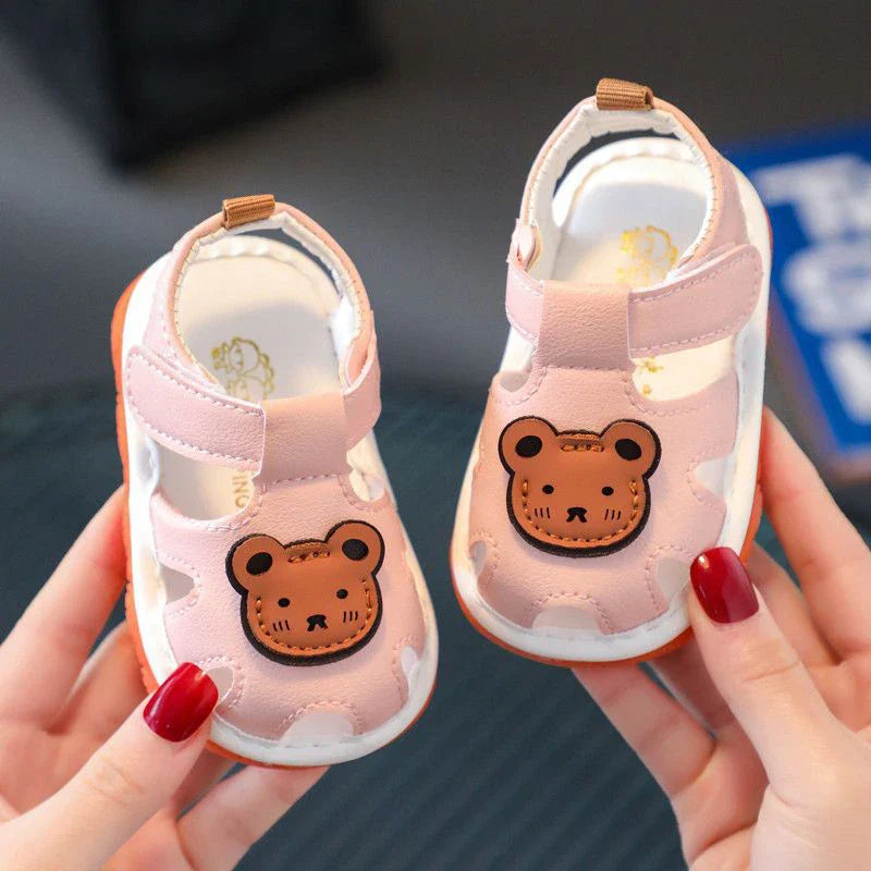 🐻✨ First Step Sandals – Cute & Comfy for your Little One!