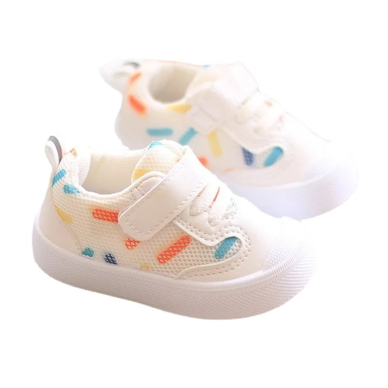 👟 Luchtige Sneakers met Klittenband – Licht & Comfortabel!