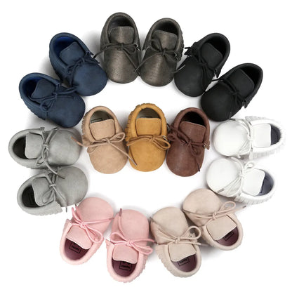 Zachte Suède Mocassins – Stijlvol en Comfortabel voor je Baby!