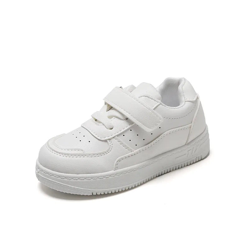 🏃‍♂️✨ Tough & Stylish Leather Sneakers for Little Adventurers