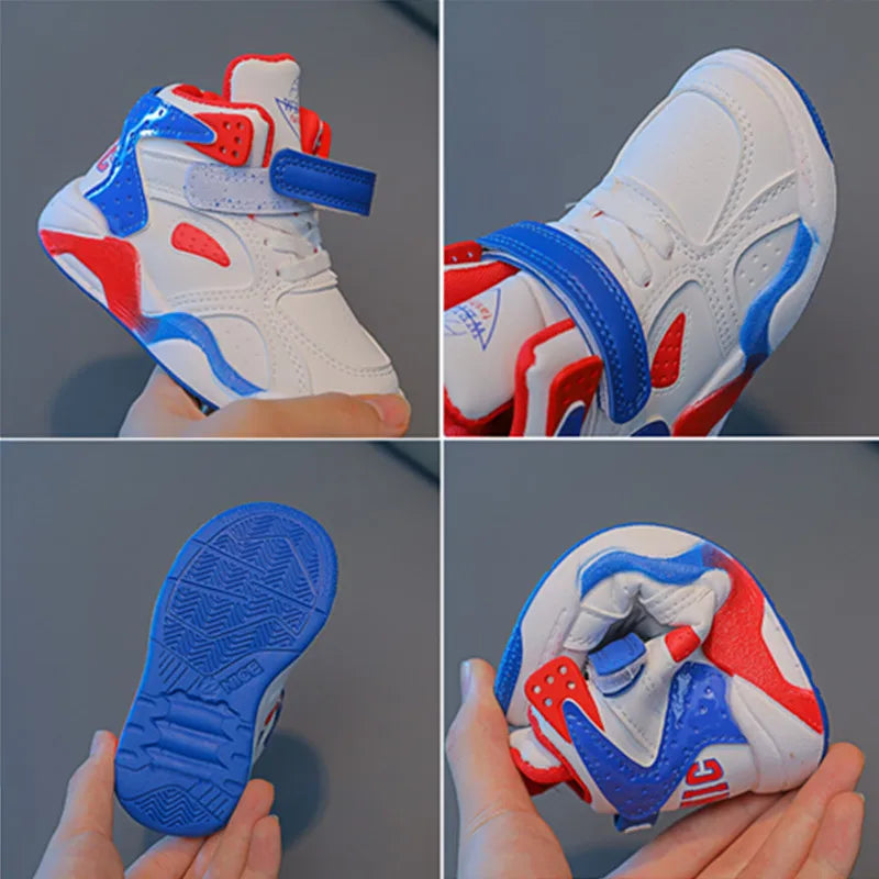 🏃‍♂️ Hoge Sneakers voor Kinderen – Stijlvol & Veilig voor Buiten!