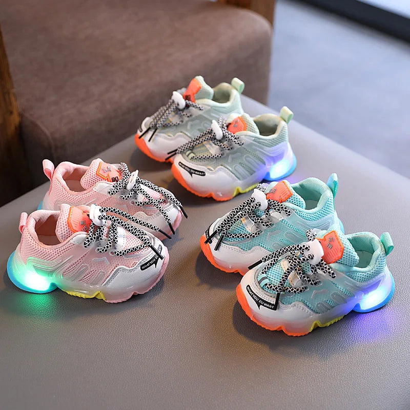 ✨ LED Sneakers voor Kinderen – Lichtgevende Stappen & Superlicht!