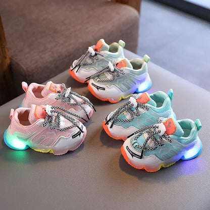 ✨ LED Sneakers voor Kinderen – Lichtgevende Stappen & Superlicht!