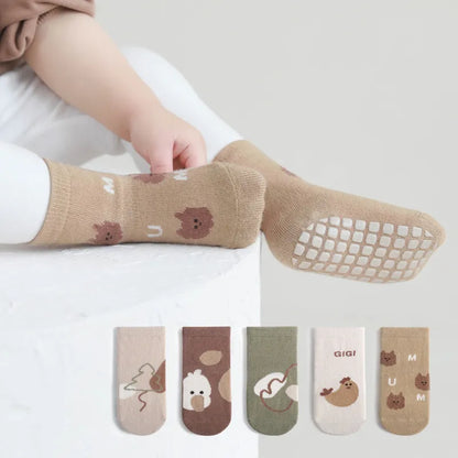 Vijf Paar Antislip Sokken – Comfortabel & Speels!