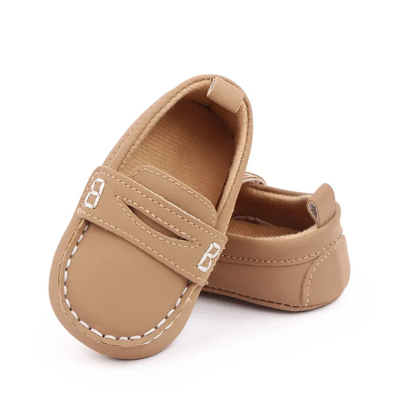 Soft Moccasins with Rubber Sole – Perfect for First Steps!