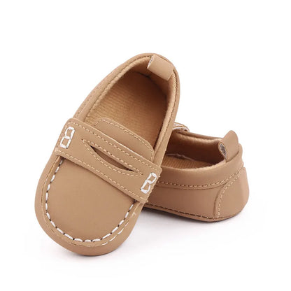 Soft Moccasins with Rubber Sole – Perfect for First Steps!