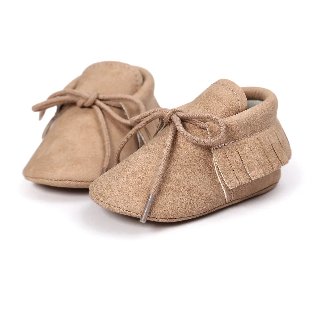Zachte Suède Mocassins – Stijlvol en Comfortabel voor je Baby!
