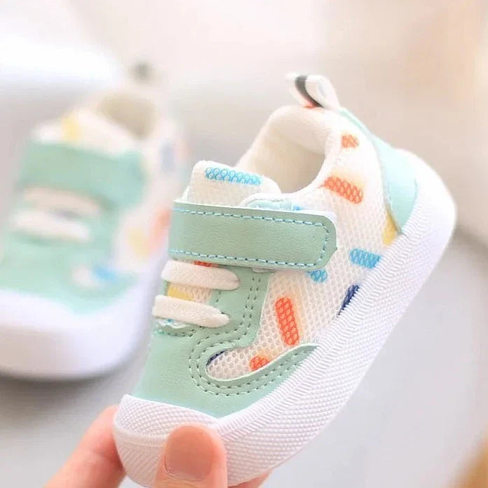 👟 Luchtige Sneakers met Klittenband – Licht & Comfortabel!