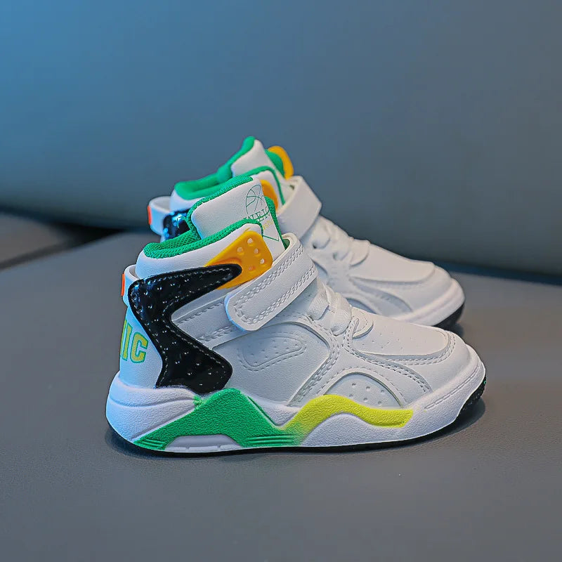 🏃‍♂️ Hoge Sneakers voor Kinderen – Stijlvol & Veilig voor Buiten!