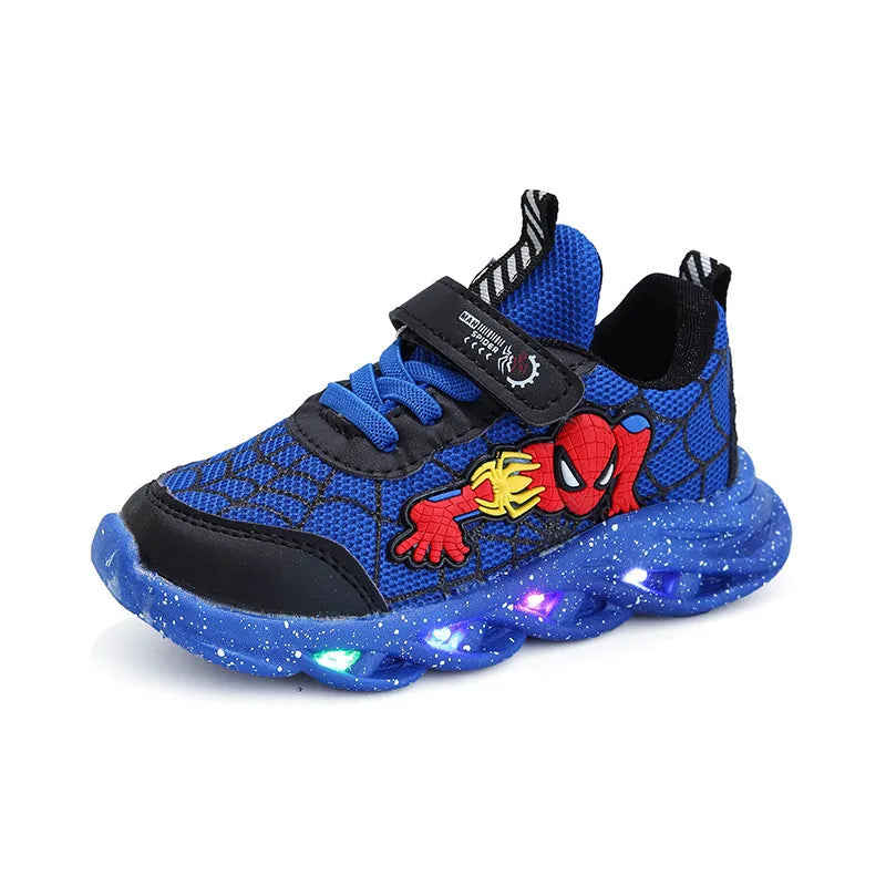 🦸‍♂️💥 Superhelden LED Sneakers – Lichtgevend & Superlicht!