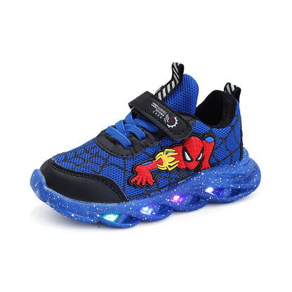 🦸‍♂️💥 Superhelden LED Sneakers – Lichtgevend & Superlicht!
