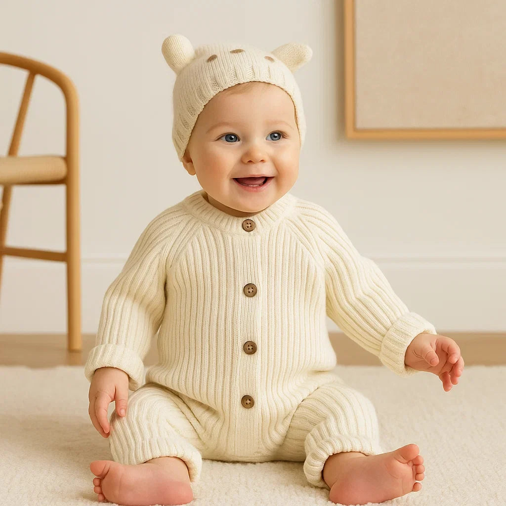 Saar & Otje – Comfortabel & Stijlvol – Gebreide Romper