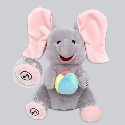 Peek-a-Boo Olifant™ met muziek – het knuffelvriendje dat huilen verandert in lachen