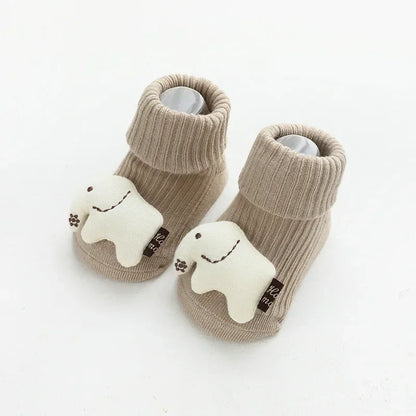 Schattige baby sokken en kniekousen met dierenprint – Babykleding