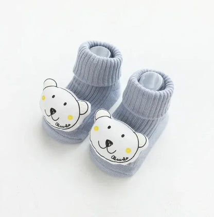 Schattige baby sokken en kniekousen met dierenprint – Babykleding