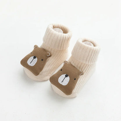 Schattige baby sokken en kniekousen met dierenprint – Babykleding