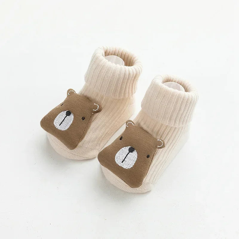 Schattige baby sokken en kniekousen met dierenprint – Babykleding