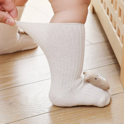 Schattige baby sokken en kniekousen met dierenprint – Babykleding