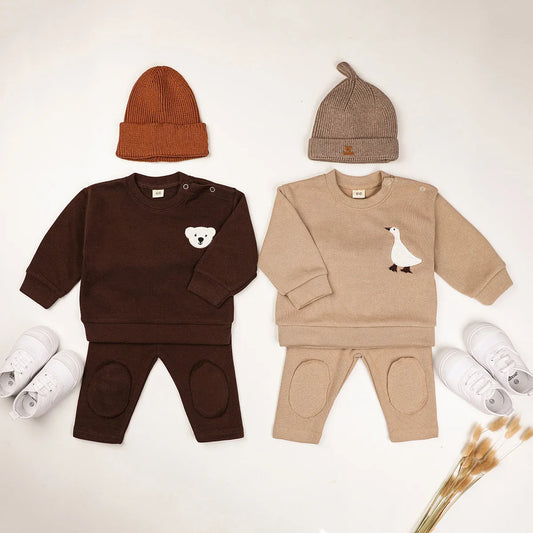 Trendy babykleding set – schattige babykleertjes voor jongens & meisjes