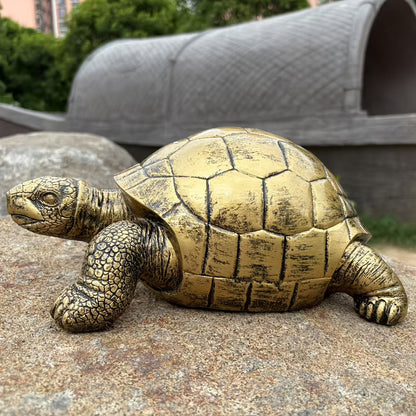 Decoratief Schildpad Tuinbeeld van Hars voor Tuin Terras of Buitenruimte