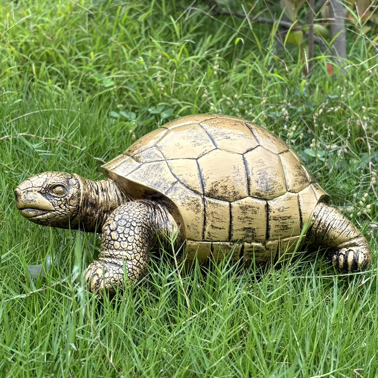 Decoratief Schildpad Tuinbeeld van Hars voor Tuin Terras of Buitenruimte