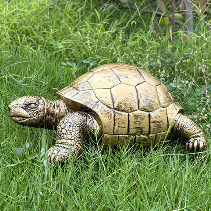 Decoratief Schildpad Tuinbeeld van Hars voor Tuin Terras of Buitenruimte