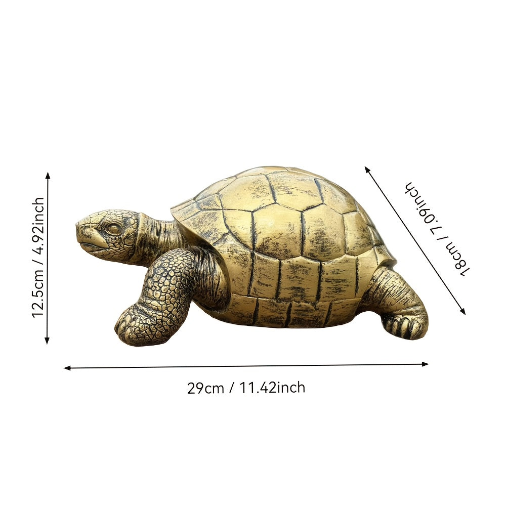 Decoratief Schildpad Tuinbeeld van Hars voor Tuin Terras of Buitenruimte
