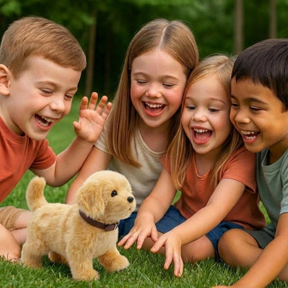 Interactieve Robot Puppy met Zachte Pluche Vacht voor Spelend Leren