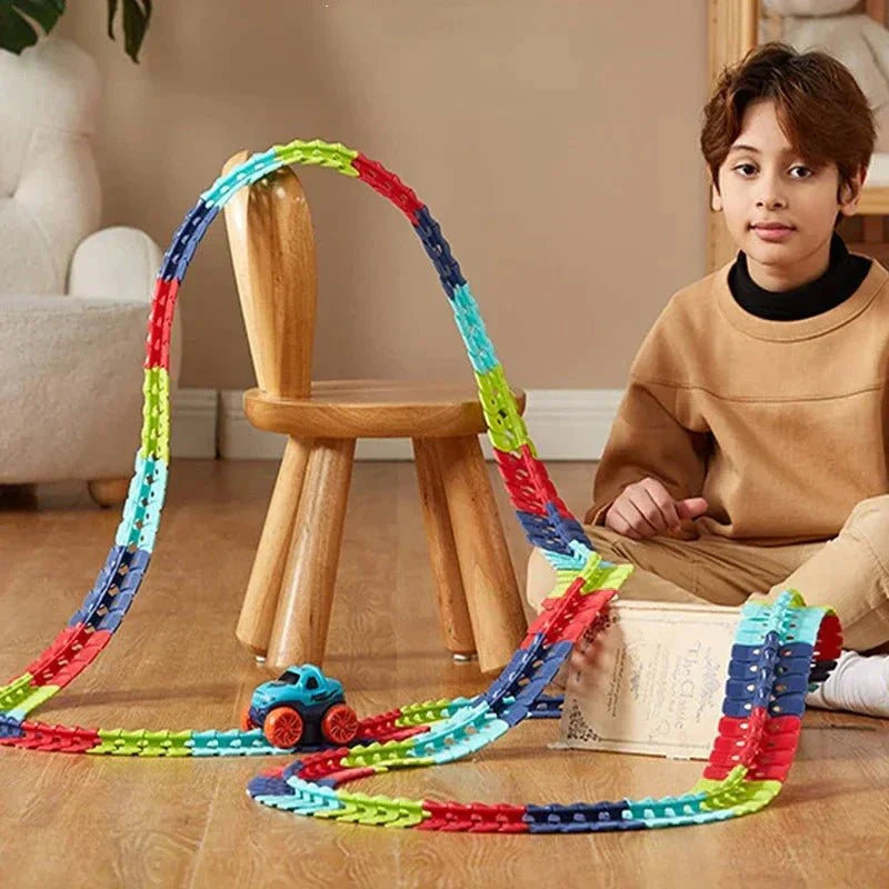 CarTrack™ - Snelweg met speels ontwerp voor kinderen  [50% Korting]