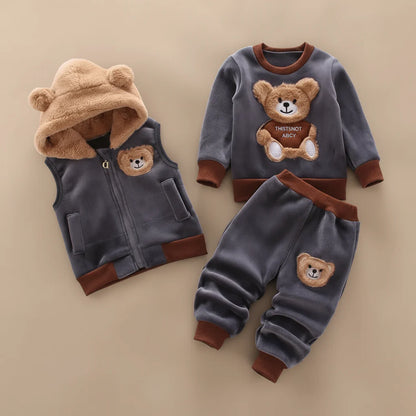 Bear Fashion Set - Comfortabel & Warmerend – Herfst/Winter Pakje