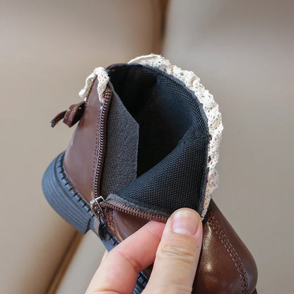 Lauren Warm & Classic - Leren Laarsjes