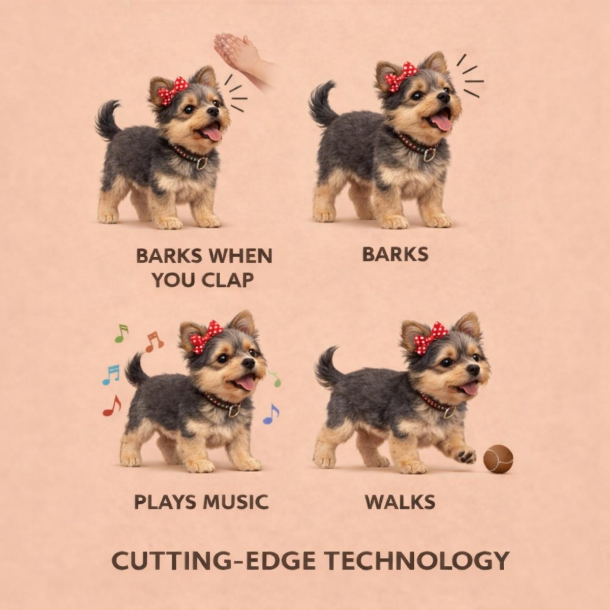 Interactieve Robot Puppy met Realistische Bewegingen voor Kinderen