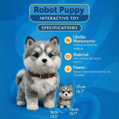 Interactieve Robot Puppy met Realistische Acties voor Spelend Leren