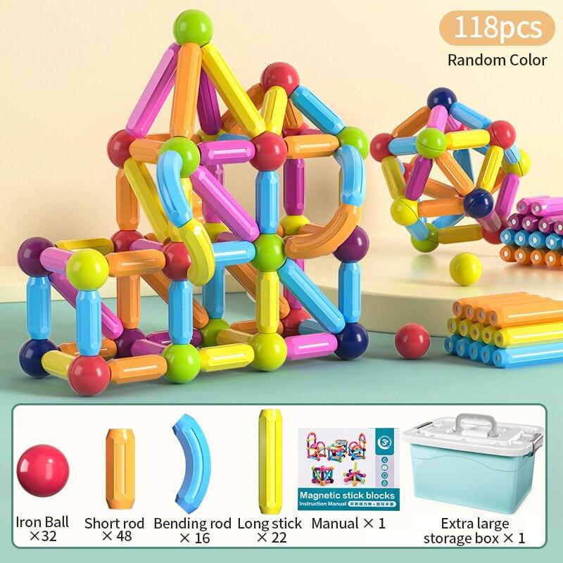 MagneetBouw Set – Creatief Leren & Eindeloos Spelen