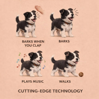 Interactieve Speelgoed Hond die Loopt en Blaft voor Realistisch Speelplezier
